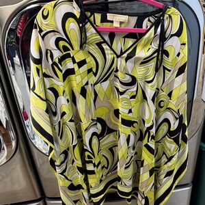 Vibrant Geometric Women's Michael kors beach cover up 2x nwot